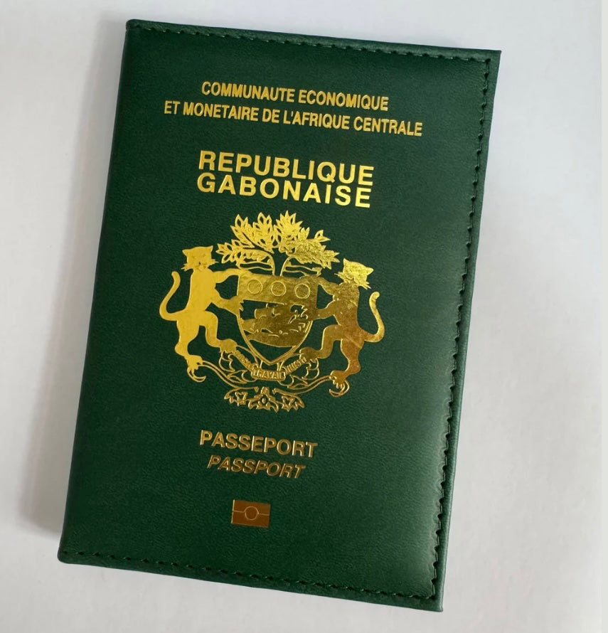Protège passeport personnalisé Gabon